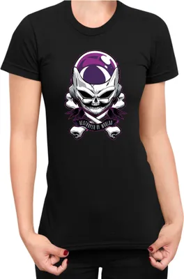 Zdjęcie produktu dla Koszulka Damska Dragon Anime Manga Ball Z Frieza 01, Lady M / Czarny