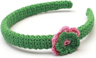 Produktbild von Naturzoo Hair Band / Diadem für Babyblumengrün / Rosa