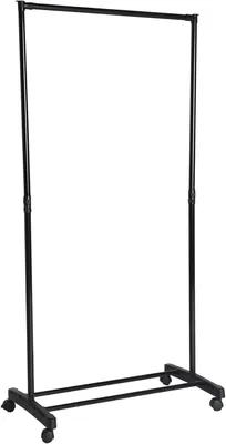 Kleiderständer mit Schuhablage, Eisen, 81x41,5x153 cm, freistehend