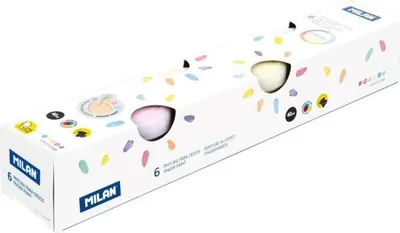 Produktbild von Fingerfarben 40 ml, 6 Pastellfarben – MILAN