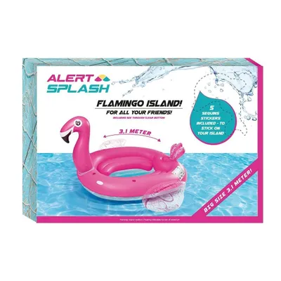 Produktbild von Alert Aufblasbare Flamingo Insel 310X270X175 Cm