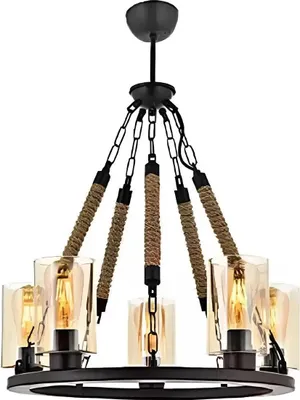 Image de Plafonnier Lustre Lampes de plafond Verre noir