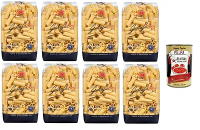 Produktbild von Garofalo Elicoidali N°34 Nudeln aus Hartweizengrieß Gragnano IGP 8x500gr+ Italian Gourmet polpa 400g