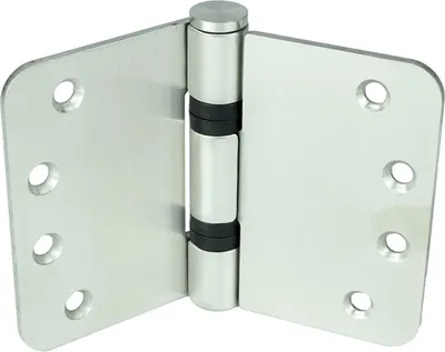 Image de Charnières larges inox 89 x 125 arrondies - Par pièce