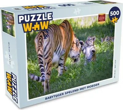 Obrázek produktu pro MuchoWow MuchoWow® Puzzle 500 ks Zvířata - Tygr - mládě