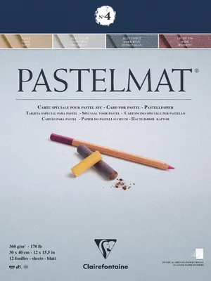 Obrázok produktu pre Clairefontaine 3329680961126, Umelecký papier, 360 g/m², 12 listy