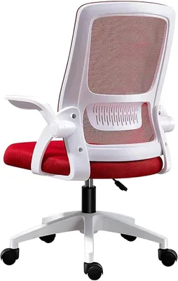 Imagen del producto de Silla de oficina giratoria, con altura ajustable y reposabrazos, silla para ordenador, fabricada con malla transpirable, silla de escritorio, silla de trabajo ergonómica, cómoda