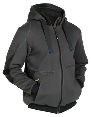 Obrázok produktu pre DASSY® Pulse mikina bunda ANTHRAZITE GREY/BLACK veľkosť 3XL dĺžka: STANDARD