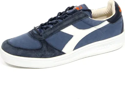 Produktbild von Diadora Heritage Herren Sneaker, Turnschuhe B elite CS, Größe:9.5, Farbe:Blau, Herstellerfarbe:navy,white