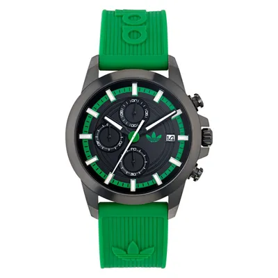 Produktbild von Adidas Uni Uhr EXPRESSION TWO CHRONO Silikon grün AOFH24522