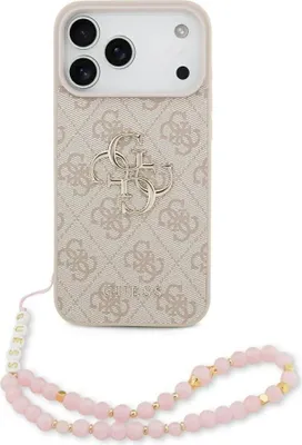 Zdjęcie produktu dla Etui Guess 4G Strap 4G Classic Logo Na Iphone 17 Pro Max - Różowe
