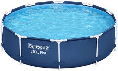 Produktbild von Bestway Steel Pro 56679, Gerahmter Pool, Blau, 19,9 kg