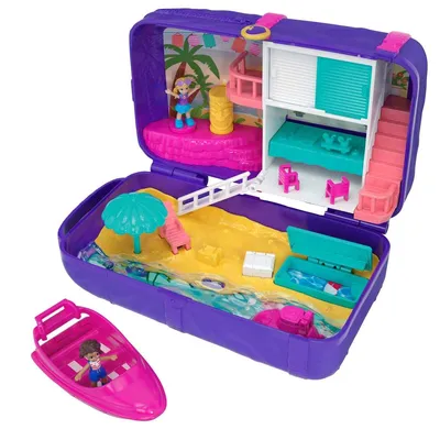 Zdjęcie produktu dla Plecak plażowy z dużą szkatułką Polly Pocket