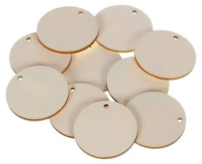 Image de Disques en bois pour travaux manuels et décoration
