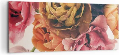 Produktbild von Bild auf Leinwand - Leinwandbild - Einteilig - Blumenstrauß Blumen Braut - 120x50cm - Wand Bild - Wanddeko - Wandbilder - Leinwanddruck - Bilder - Wanddekoration - Leinwand bilder - AB120x50-5025