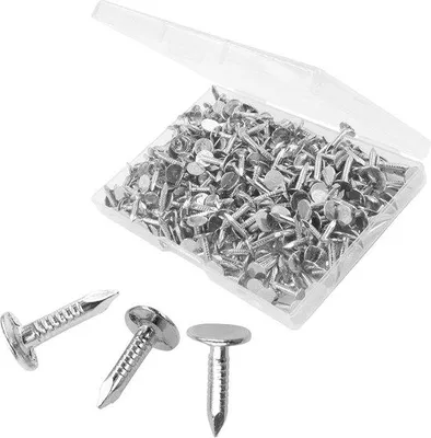 Produktbild von Stalen dakviltstift 2,8 x 15 mm (280 stuks), verzinkte dakviltnagels, verzonken kop, dakvilt, schuurdak, leiplaten, breedkoppennen.