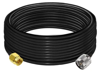 Image de Câble coaxial vers connecteur N, 10 mètres, 50 ohms