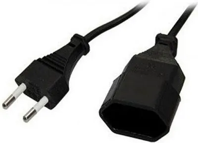 Produktbild von Euro Verlängerung; 3 m, Schwarz, 3 m