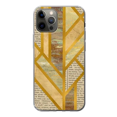 Produktbild von MuchoWow® Handyhülle Schutzhülle Hülle für iPhone 12 Pro Gold - Marmor - Vintage Silikon Softcase Handy Hülle - Abdeckung