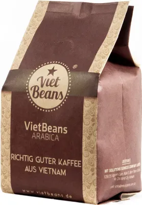 Produktbild von VietBeans 100% Arabica – Gemahlener Röstkaffee - Exklusiver Hochlandkaffee - 250g
