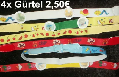 Produktbild von 4x GÜRTEL KINDERGÜRTEL STRETCHGÜRTEL KINDER ELASTISCH HOSENGÜRTEL Hosenträger Gürtel Kinder