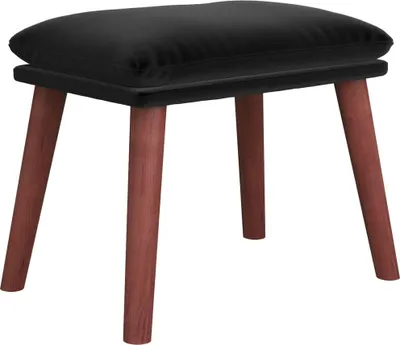 Obrázek produktu pro vidaXL Podnožka černá 45x29,5x35 cm Velvet