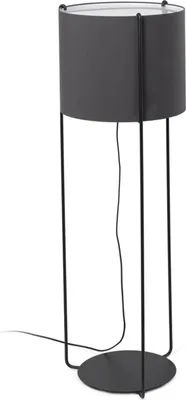 Zdjęcie produktu dla Lampa podłogowa DRUM czarny/szary 24023-34