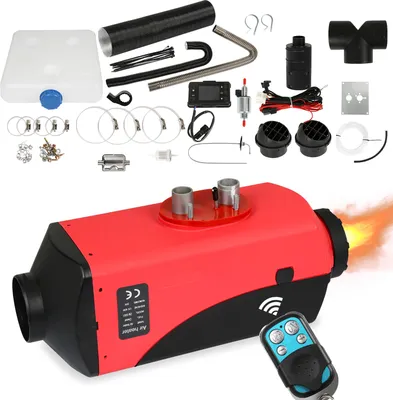 Obrázok produktu pre Fiqops 5KW 12V Diesel Parkovací ohrievač Silencer Yacht Air Heater Ohrievač vzduchu Truck