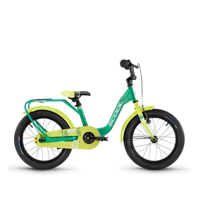 Produktbild von S'COOL niXe 16 Zoll 1-Gang Green/Lime | 16 Zoll Fahrrad für Kinder und Jugendliche | Fahrrad mit ergonomischer Sitzposition | Kinderfahrrad | 1 Gang