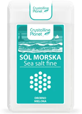 SÓL MORSKA DROBNO MIELONA 600 g - CRYSTALLINE PLANET