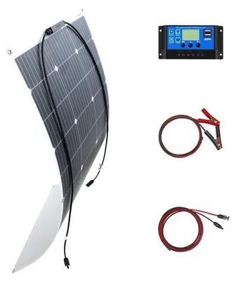 Imagen del producto de Panel solar flexible - 100W, 12V, monocristalino - 97x53 cm