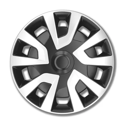 Produktbild von 4 Stück Radzierblende Radkappen 16 Zoll, Auto, KFZ, Revo Van Bus Wohnmobil in schwarz / silber | PETEX