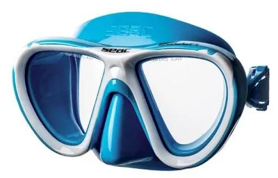 Image de Seac Masque de plongée pour enfants Bella Color Silicone Bleu