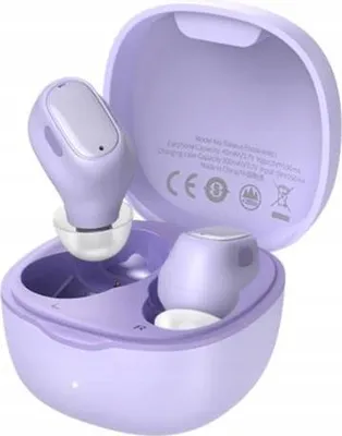 Obrázek produktu pro Baseus Encok Wm01 Tws Purple Bluetooth 5.0 Sluchátka S Hd Mikrofonem