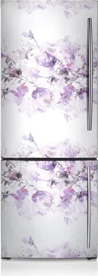 Produktbild von Kühlschrankmagnete Kühlschrank Magnetfolie Magnete Küche 70x190 cm - Abstrakte floral.