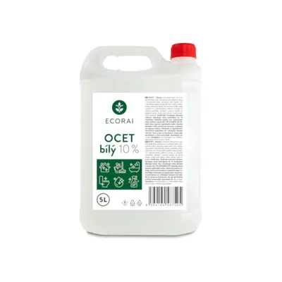 Obrázek produktu pro Ecorai Ocet bílý 10 % na úklid - kanystr 5 l