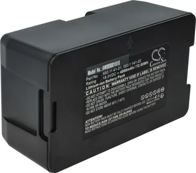 Produktbild von vhbw Akku kompatibel mit Gardena Sileno Life 1000, Sileno Life 600, Sileno Life 750, Sileno Life 850 Rasenmäher (4000mAh 18V Li-Ion)