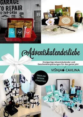 Produktbild von Bastelbuch Adventskalenderliebe: Über 290 Etikettenvorlagen, Schritt-für-Schritt-Anleitungen & Befüllungstipps