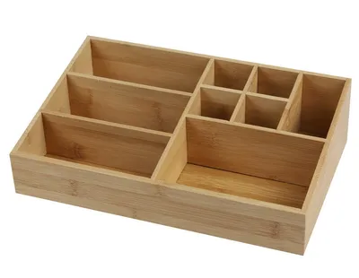 Zdjęcie produktu dla DOCHTMANN Bambusowy organizer 33 x 9 x 21 cm
