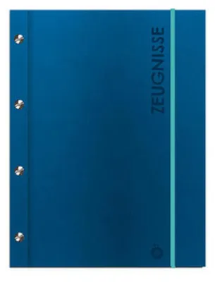 Produktbild von Trötsch Zeugnismappe A4 mit Buchschrauben blau