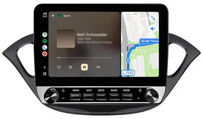 Obrázek produktu pro 10,1 palce 2+64 GB Android 15 Autorádio vhodné pro Opel Corsa E 2015-2019 Adam CarPlay Android Auto WiFi GPS Navi RDS DSP DAB+ BT S otočným knoflíkem