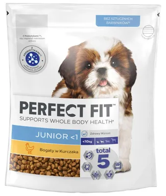 Zdjęcie produktu dla Perfect Fit Junior <1, Szczenięta, Kurczak, 825 g
