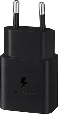 Produktbild von Original NETZ - IMPULS - LADEKABEL SAMSUNG Schnellladegerät EP-T1510XBEGEU USB Typ C 2A 15W Blister