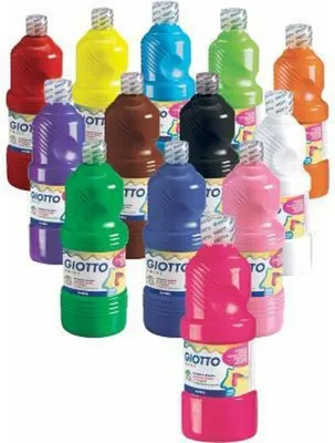 Obrázek produktu pro Tempera Giotto White 500 ml (6 kusů)
