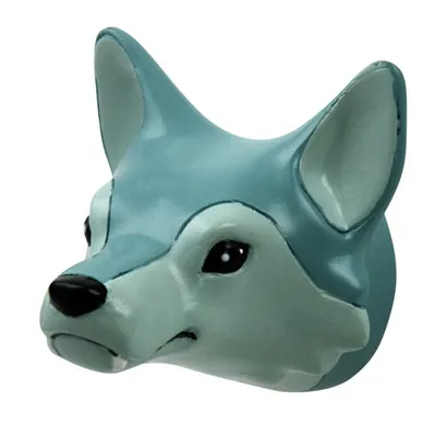 Produktbild von wandhaken Wolf junior 6 cm Polystone grau