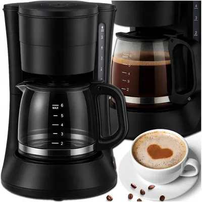 Obrázok produktu pre Prekvapkávací kávovar 600 W s 600 ml sklenenou kanvicou, trvalým filtrom a anti-drip