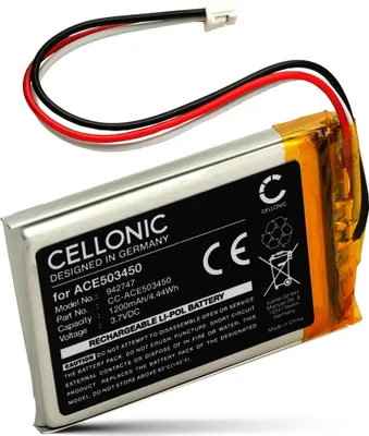 Produktbild von CELLONIC Akku für Headset Kompatibel mit Razer Barracuda X, ACE503450 - (1200mAh, 3.7V)