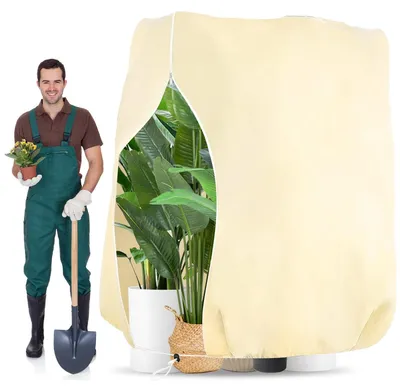 Produktbild von Pflanzenvlies Frostschutzvlies - Frostschutz - 180 x 120 cm - 70 g/m² - Für Pflanzen im Garten