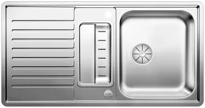 Immagine prodotto di BLANCO 523663 Lavello in acciaio inox CLASSIC Pro 5 S-IF con comando eccentrico / Lavello da cucina / Lavello da incasso / Lavello da cucina