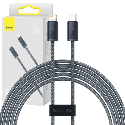 Zdjęcie produktu dla Baseus Kabel Do Iphone Usb Typ C - Lightning 2M, Power Delivery 20W Szary (Cald000116)